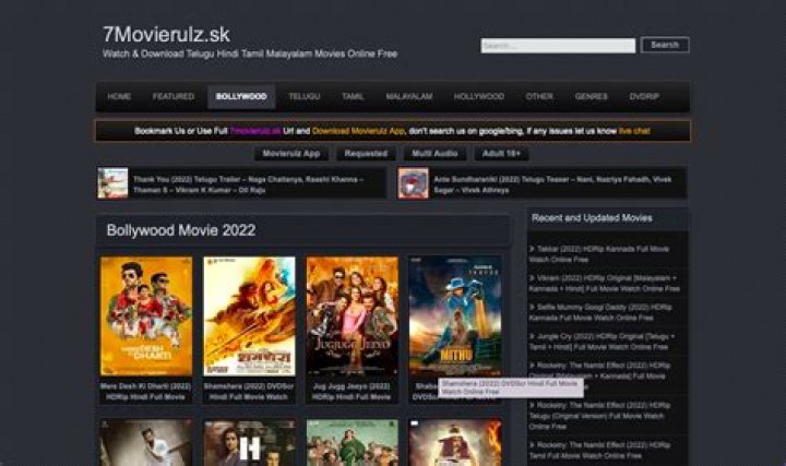 7Movierulz 2023 &ndash; Your Ultimate Guide to Downloading Movies Safely and Legally