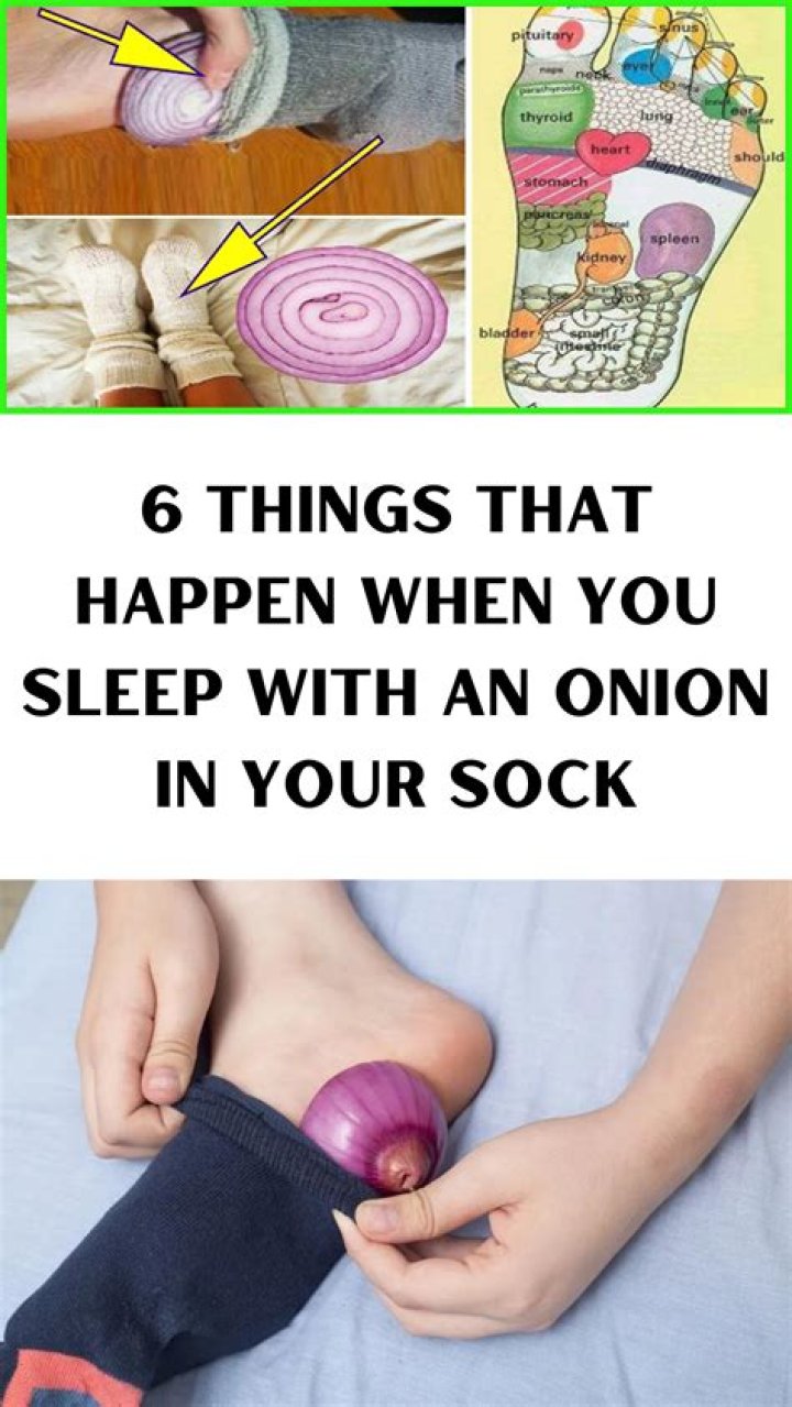 9 Things That Happen to Your Body When You Sleep With an Onion in Your Sock
