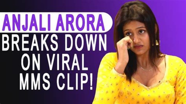 Anjali Arora's MMS Video Controversy: A Comprehensive Guide