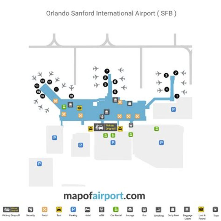 Comprehensive Guide to the Map of Orlando Sanford International Airport