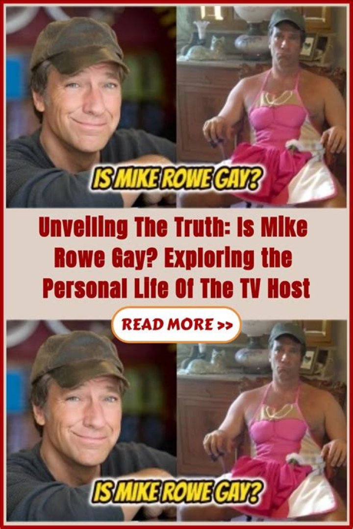 Is Mike Rowe Gay? Exploring the Life and Career of a Renowned Personality