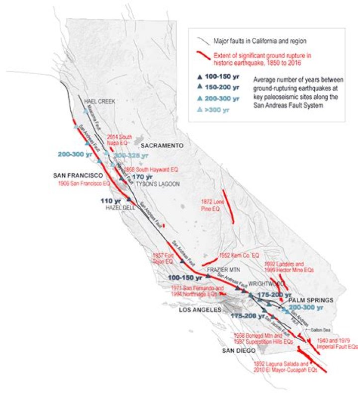 San Andreas Fault Map: Explore the Seismic Fault Line